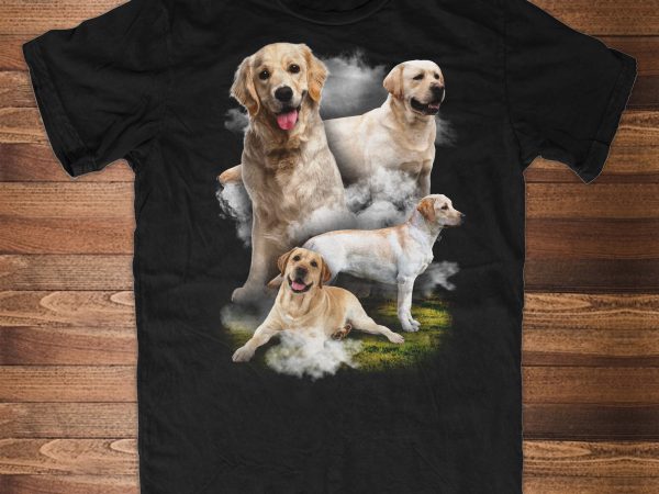 Labrador retriever dog t shirt design for sale