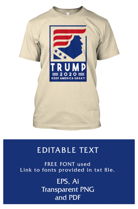 Trump 2020 Keep America Great! buy t shirt design