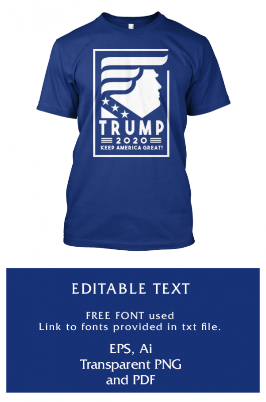 Trump 2020 Keep America Great! buy t shirt design