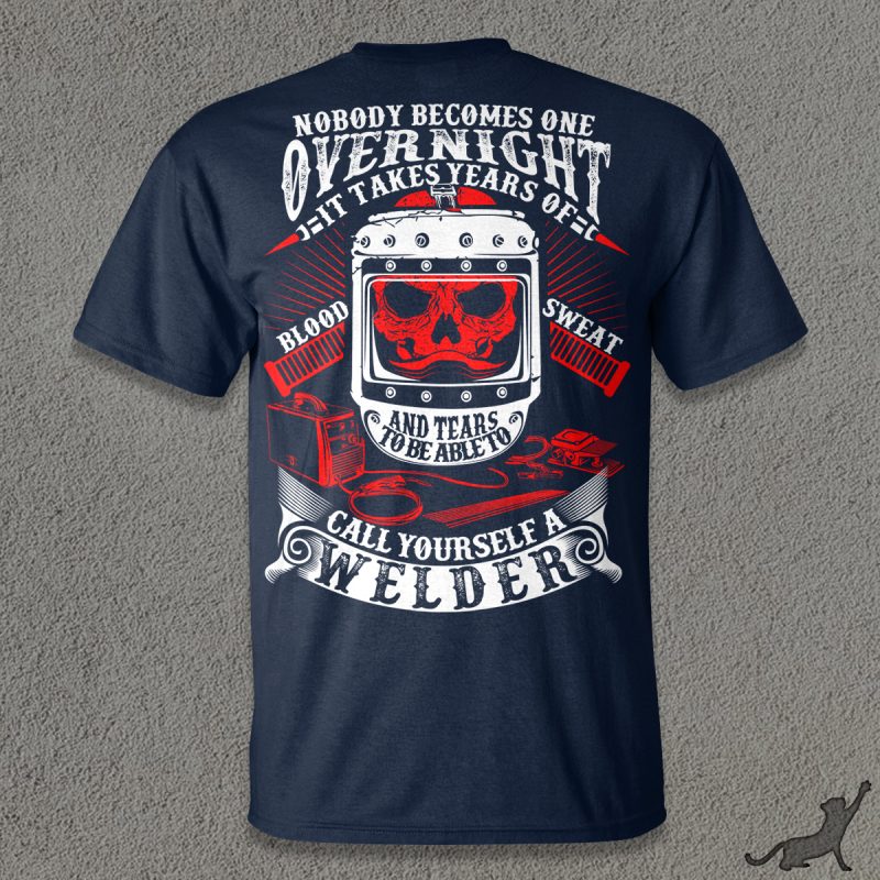 Welder graphic t-shirt design