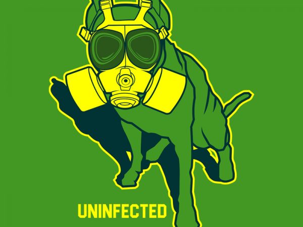 Uninfected t shirt design for purchase