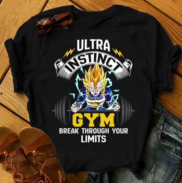 t-shirt vector GYM Bundle Part 1 - 50 Designs - 90% OFF