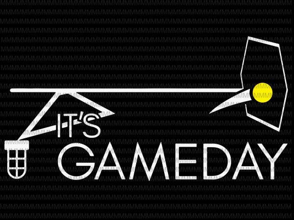 The blue alliance it’s gameday svg, it’s gameday svg, png, dxf, eps, ai file t shirt design template
