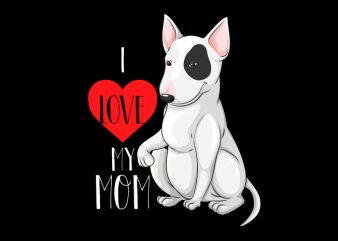 love mom t-shirt design for sale