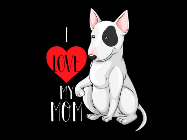 Love mom t-shirt design for sale