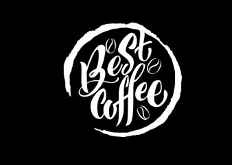 best coffee t-shirt design for commercial use