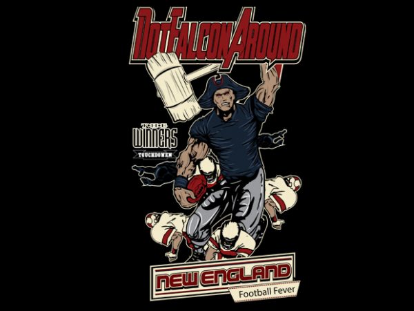 New england patriots ready made tshirt design