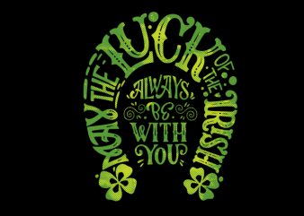 irish luck buy t shirt design for commercial use