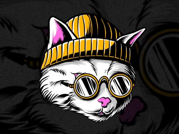 Cool cat , hype cat png transparent background buy t shirt design