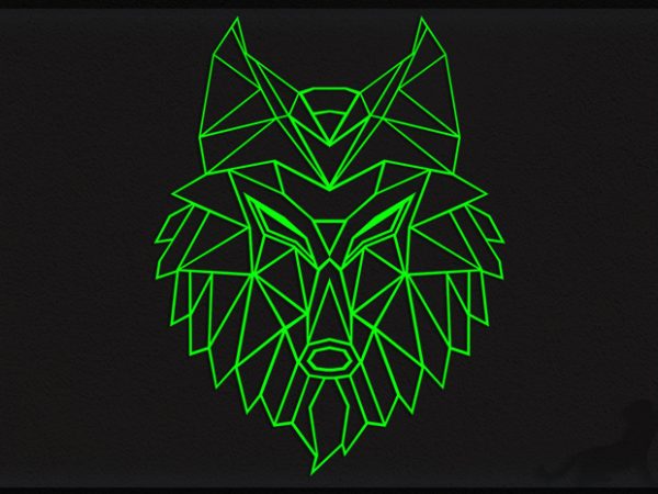 Wolf poly buy t shirt design artwork