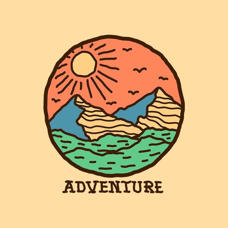 adventure tshirt design