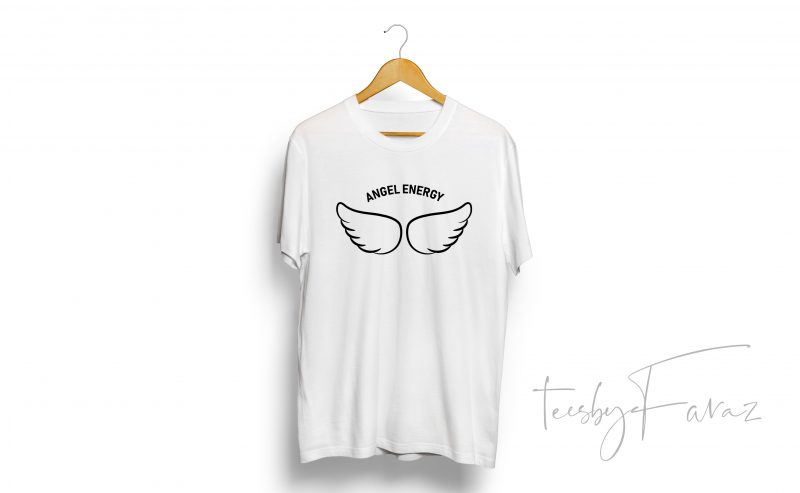 Angel Energy t shirt design for purchase
