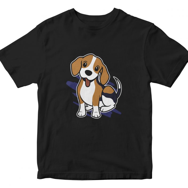 cute beagle puppy dog cartoon shirt design png