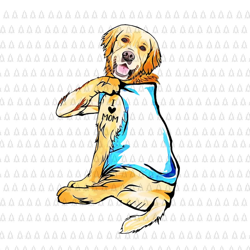 I Love Mom Tattoo I Australian Cattle Dog Mom Digital Art by Maximus  Designs  Pixels