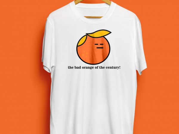 The-bad-orange-of-the-century-trump graphic t-shirt design