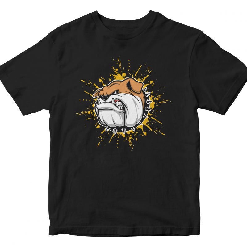 angry bulldog buy t shirt design