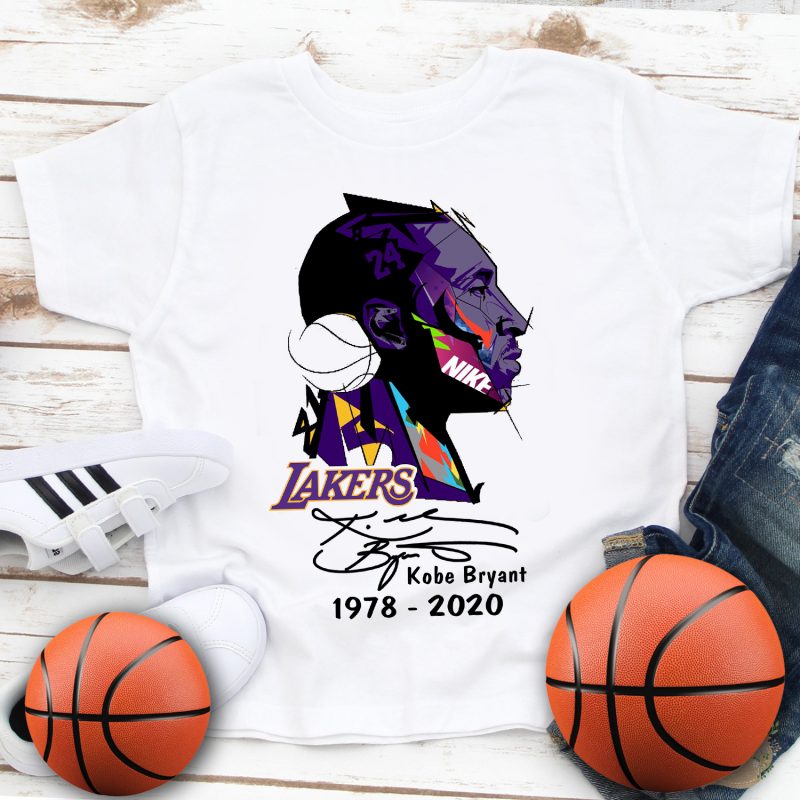 Kobe Bryant 1978 2020 Mamba Out 24 Basketball T Shirt Design