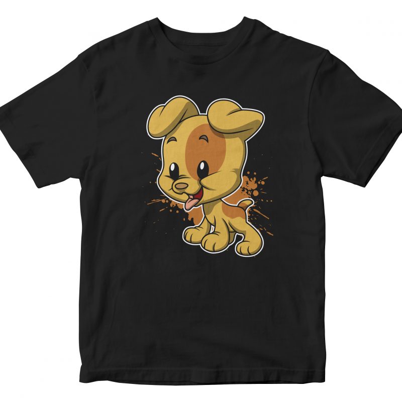 hurtle middle age dog commercial use t-shirt design