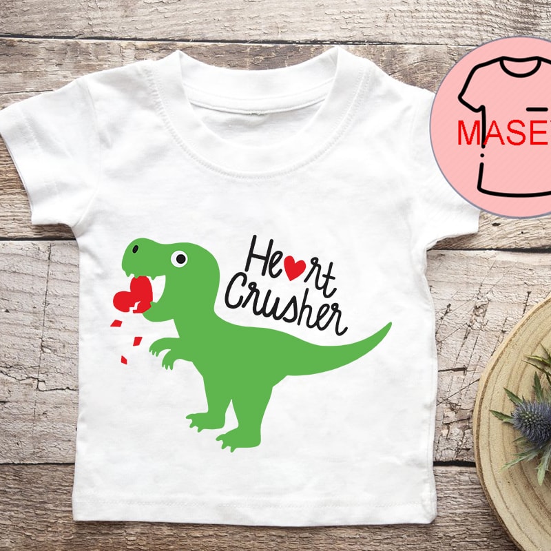 Download Dinosaur Love Heart Svg Dxf Heart Crusher Dinosaur Funny Baby Kid Dinosaur Valentines Day Svg Dxf Cut Files For Cricut Silhouette T Shirt Design For Sale Buy T Shirt Designs