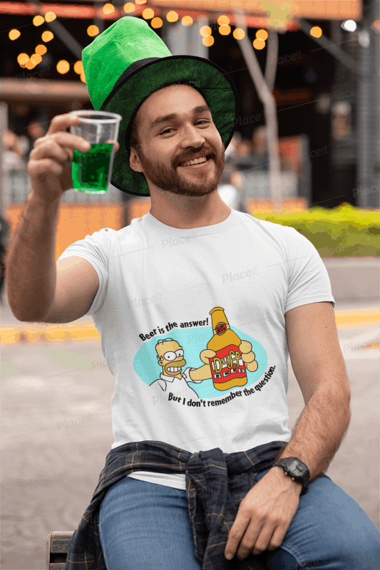 Homer Simpson print ready t shirt design