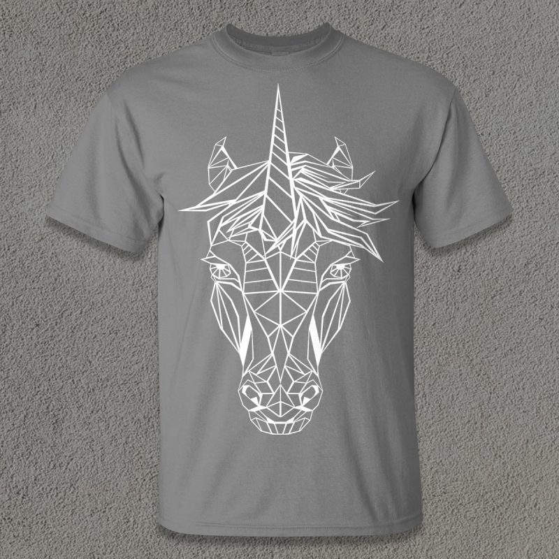 Unicorn Poly t shirt design for purchase