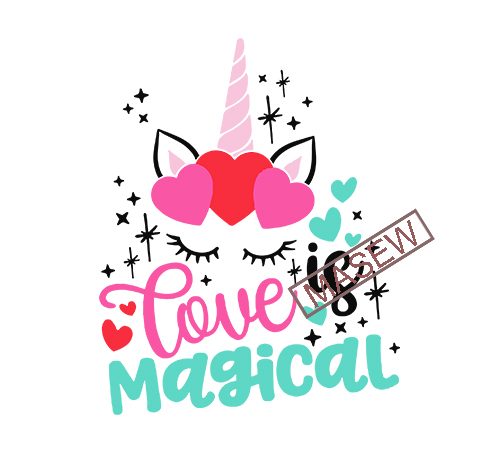 Love is magical svg, unicorn love svg, valentines day svg, valentine unicorn svg, unicorn love shirt eps svg png dxf digital download t shirt design