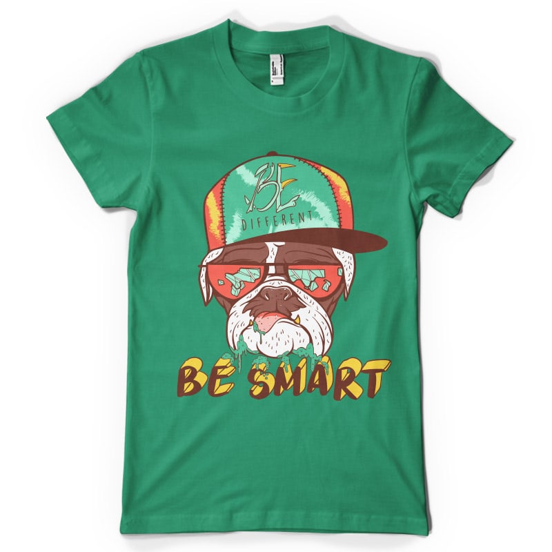 Be different be smart commercial use t-shirt design