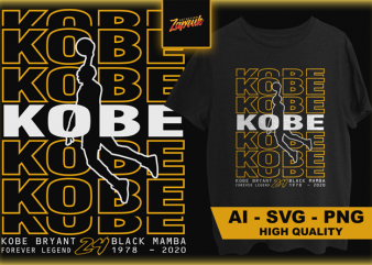 Buy RIP Kobe Bryant Black Mamba 24 1978 2020 shirt For Free