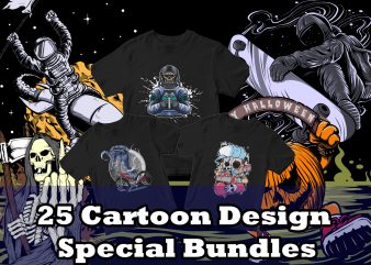 25 cartoon design special bundles