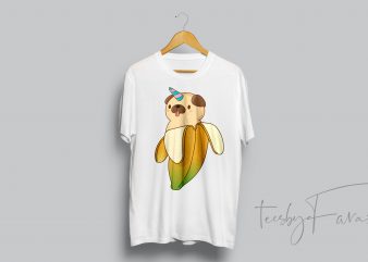 Banana Puppy Puppycorn buy t shirt design artwork