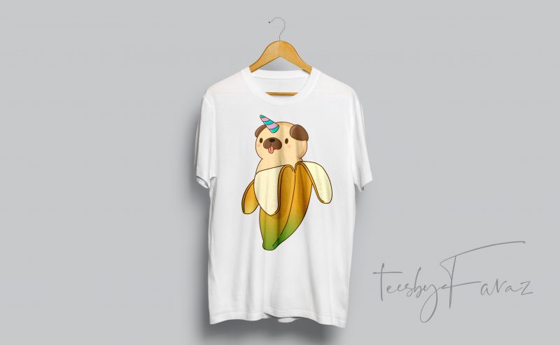Banana Puppy Puppycorn buy t shirt design artwork