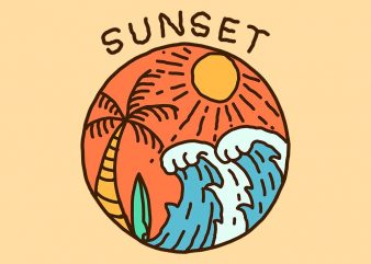 summer time tshirt design