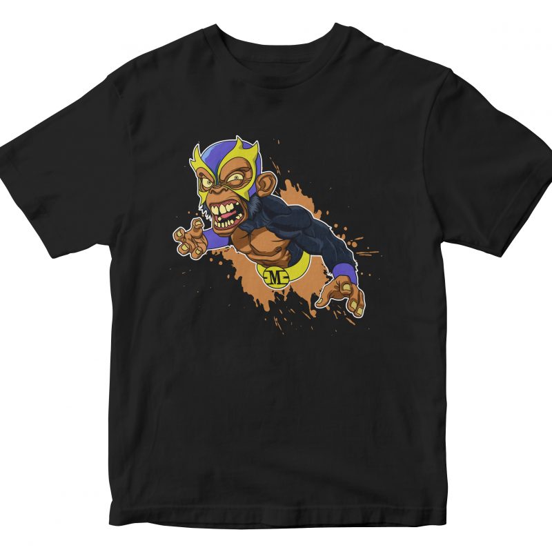 super monkey buy t shirt design