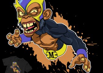 super monkey buy t shirt design