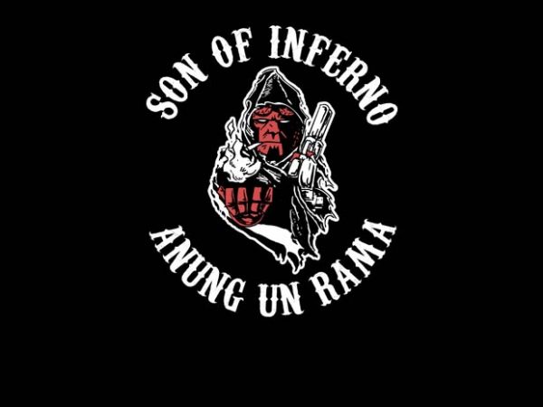 Son of inferno design for t shirt