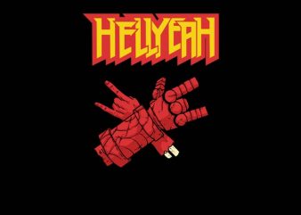 Hellyeah t-shirt design png