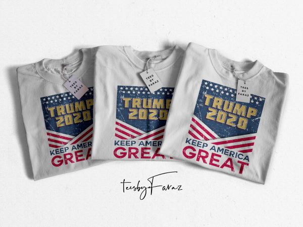Trump 2020 keep america great brand new design personal use buy t shirt design artwork
