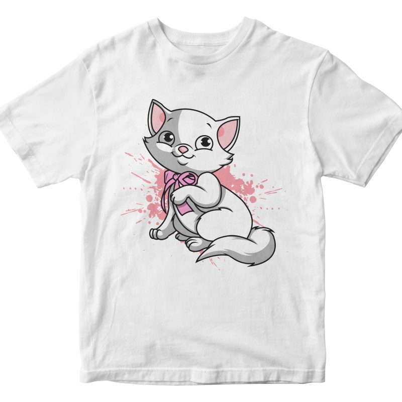 funny cat cartoon buy t shirt design artwork