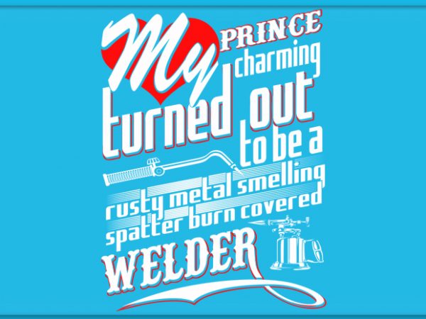 Welder wife shirt design png