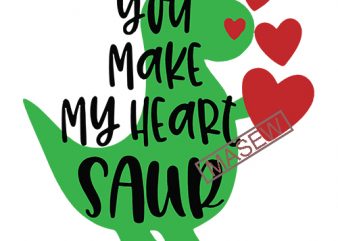 Valentine’s Day Svg, Dinosaur Svg, T-Rex Svg, Rawr Means I Love You Svg, Kids Valentine’s Shirt Svg, Baby Boy Svg, Cut Files for Cricut, Png