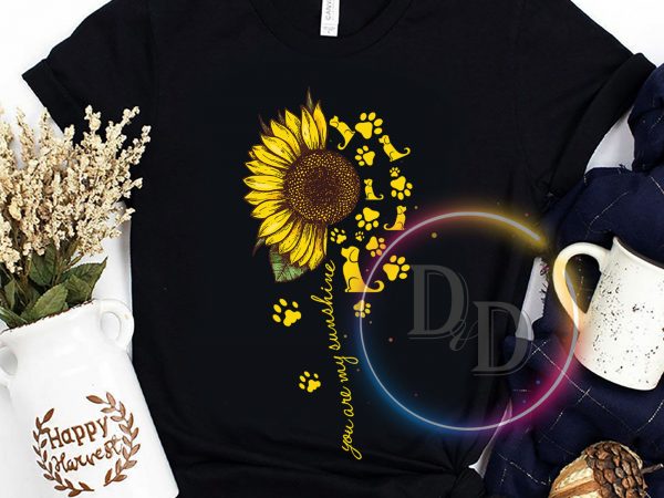 Dog mom you are my sunshine dog sunflower print ready t shirt design Dog mom you are my sunshine dog sunflower print ready t shirt design