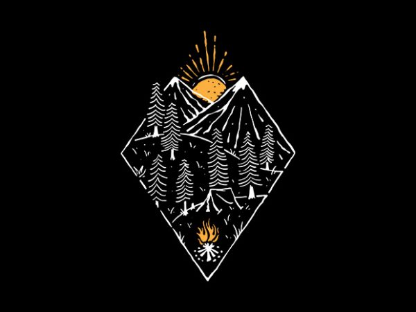 Camping buy t shirt design