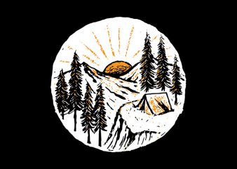 Sunrise Camp t shirt design to buy