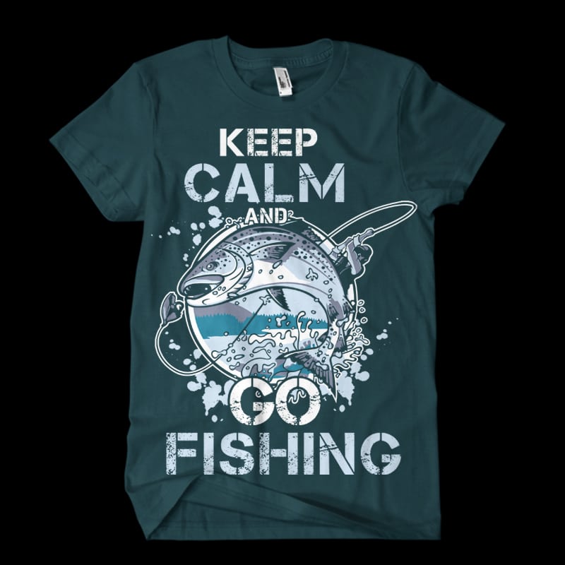 go fish t shirt design for purchase