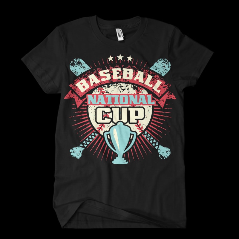 BASEBALL cup t shirt design to buy