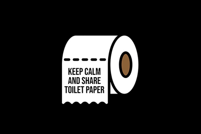 keep calm and share toilet paper for coronavirus, covid-19 t-shirt design for commercial use