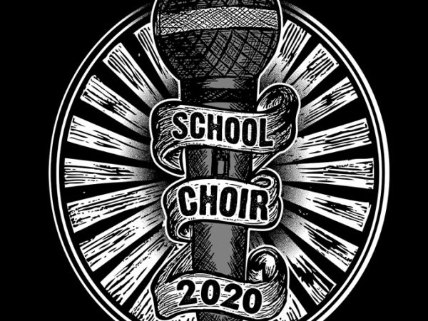 Choir commercial use t-shirt design