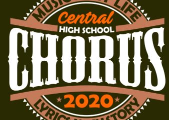 Chorus 2020 ready made tshirt design