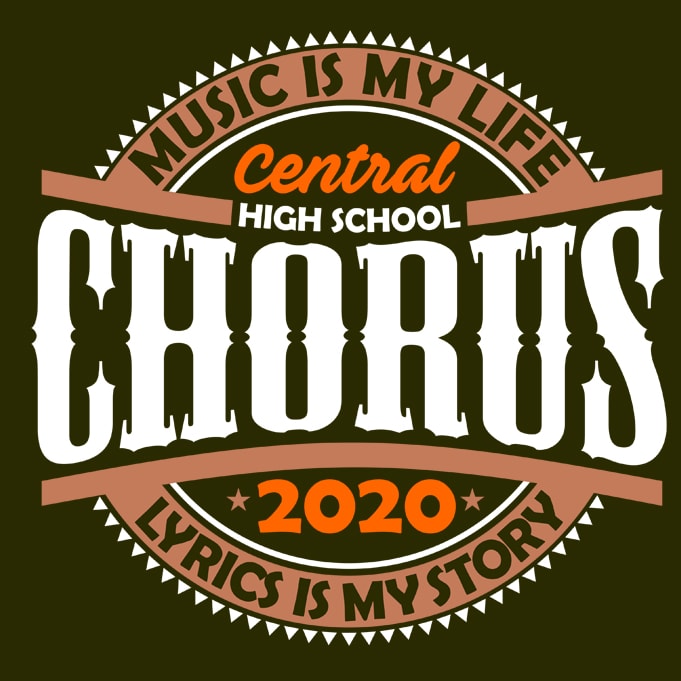 Chorus 2020 ready made tshirt design - Buy t-shirt designs