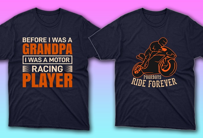 50 Motorcycle racing Tshirt bundle